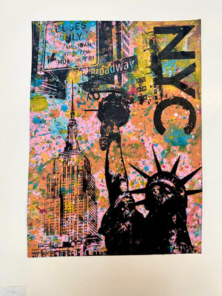 Statue Of Liberty / Broadway Street Sign (medium) 2 - NYC
