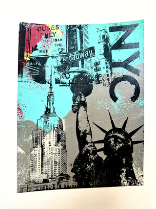 Statue Of Liberty / Broadway Street Sign (medium) 2 - NYC