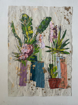 Floral Still Life - Handcut Paper Edition No. 1 by Bobby Hill