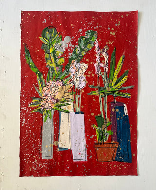 Floral Still Life - Handcut Paper Edition No. 11 by Bobby Hill