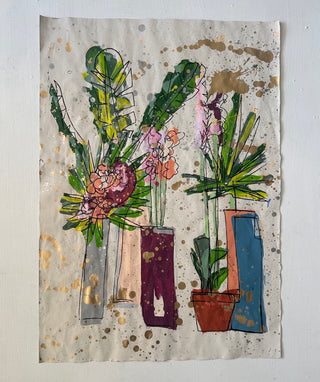 Floral Still Life - Handcut Paper Edition No. 12 by Bobby Hill