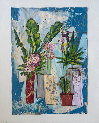 Floral Still Life - Handcut Paper Edition No. 2 by Bobby Hill