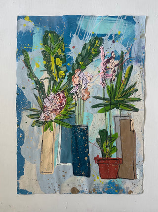 Floral Still Life - Handcut Paper Edition No. 3 by Bobby Hill