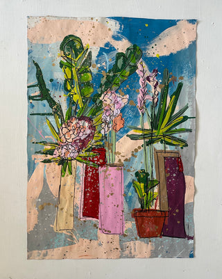 Floral Still Life - Handcut Paper Edition No. 4 by Bobby Hill