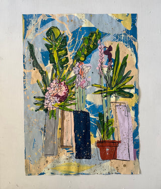 Floral Still Life - Handcut Paper Edition No. 5 by Bobby Hill