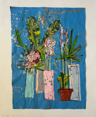 Floral Still Life - Handcut Paper Edition No. 6 by Bobby Hill