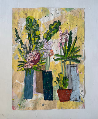 Floral Still Life - Handcut Paper Edition No. 7 by Bobby Hill