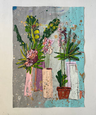 Floral Still Life - Handcut Paper Edition No. 8 by Bobby Hill