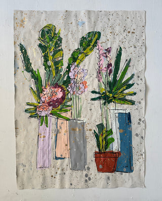Floral Still Life - Handcut Paper Edition No. 9 by Bobby Hill