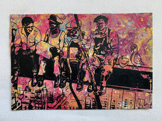 Rockefeller Center Steel Workers Cartoon - NYC