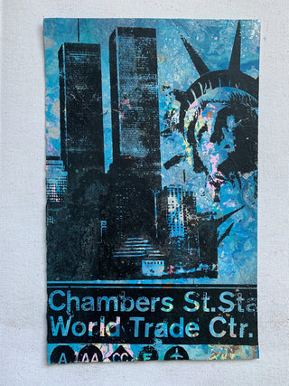 World Trade Center & Statue of Liberty - NYC