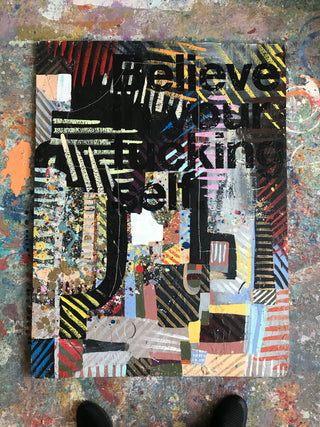 Number 1 (2018)- Original Mixed Media Painting