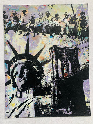 Statue Of Liberty / Top Of The Rock Ironworkers / Brooklyn Bridge (medium) - NYC